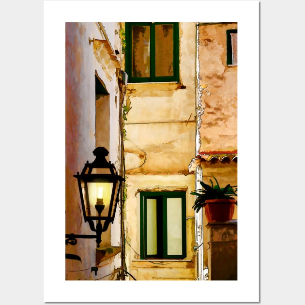 Amalfi Backstreet Wall Art by JonDelorme